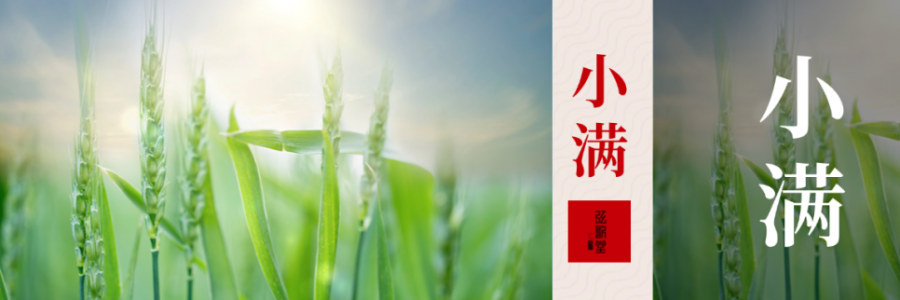 小滿 | 小得盈滿，祛濕固陽